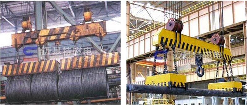 MW12系列、MW15系列吊運(yùn)捆扎螺紋鋼、圓鋼用起重電磁鐵